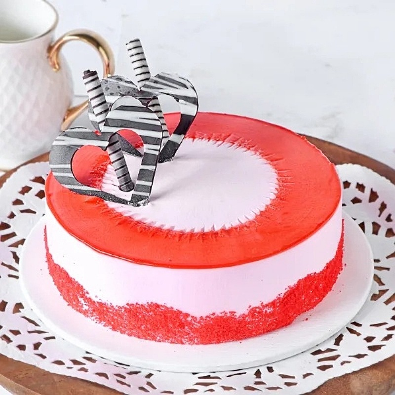 Buy/Send Bhai Dooj Theme Vanilla Cake- 1 Kg Online- FNP