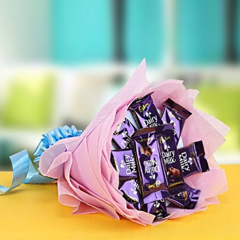 Cadbury Dairy Milk Chocolates Bouquet