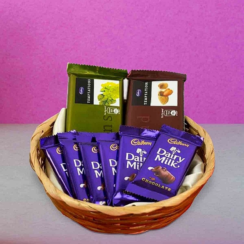 Enticing Chocolates Basket