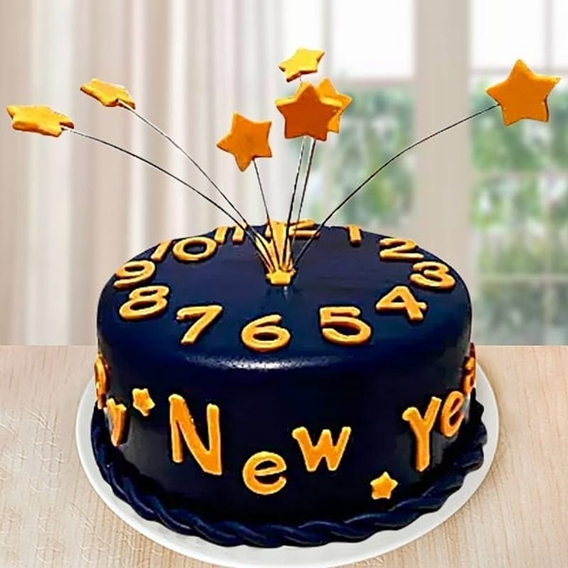 New Year Celebrations Cake