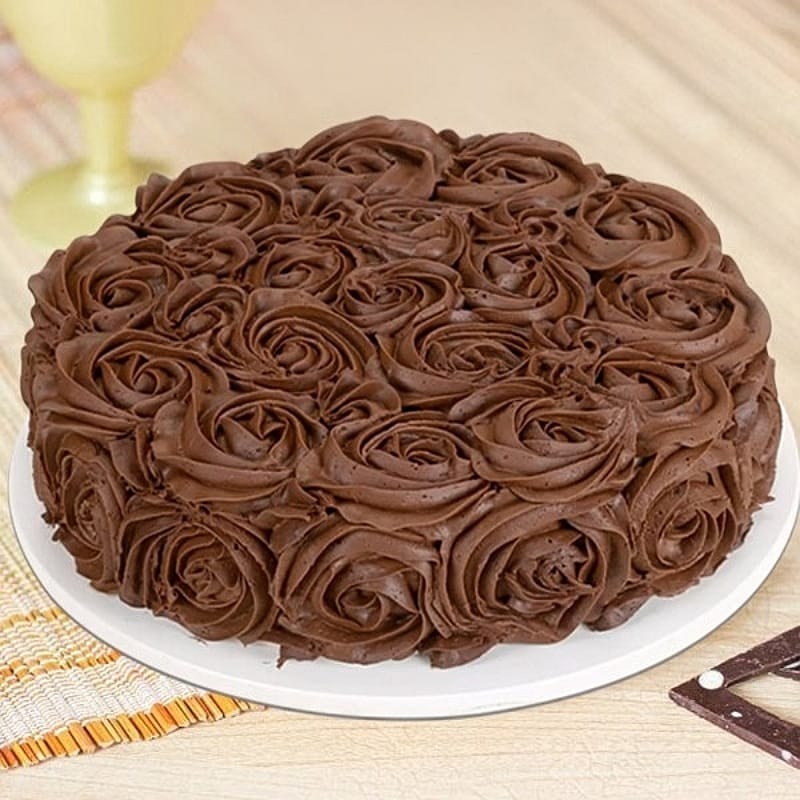 Chocolate Rose Cake New Year Special