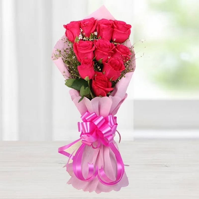 Majesty Pink Roses Valentine's Gift