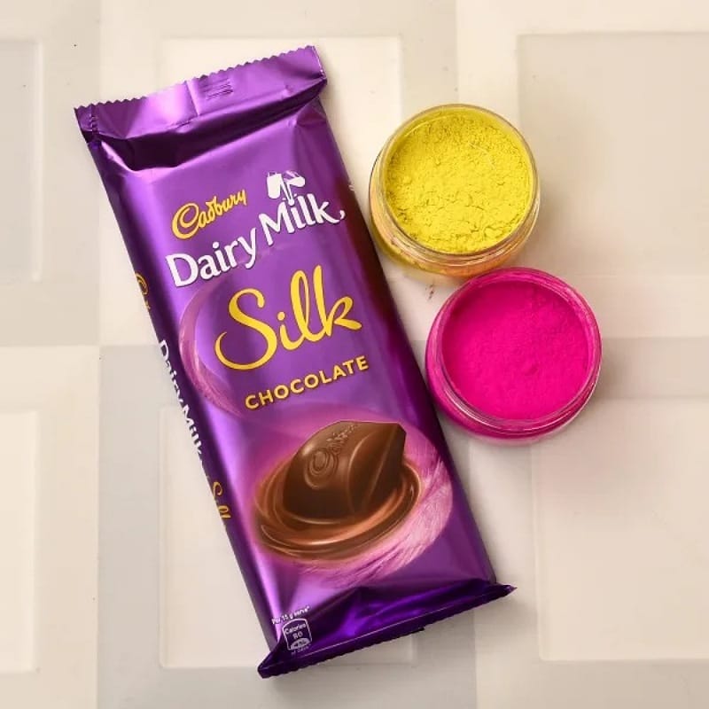 Cadbury Dairy Milk Silk With Gulal