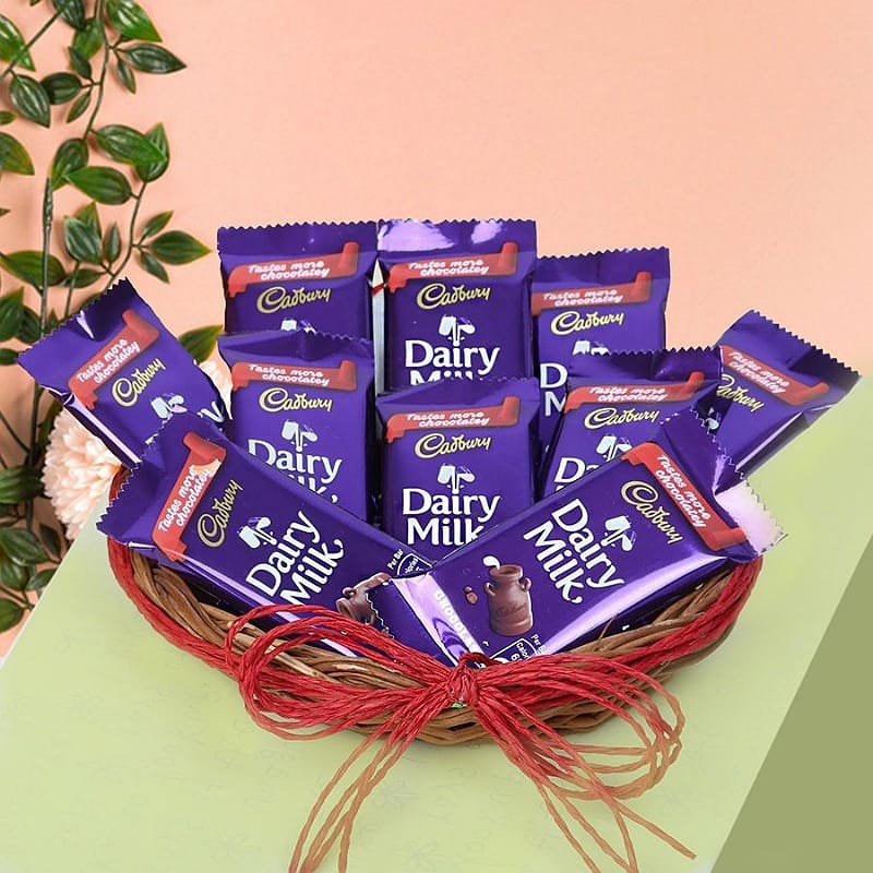 Cadbury Chocolates Basket Holi Gift