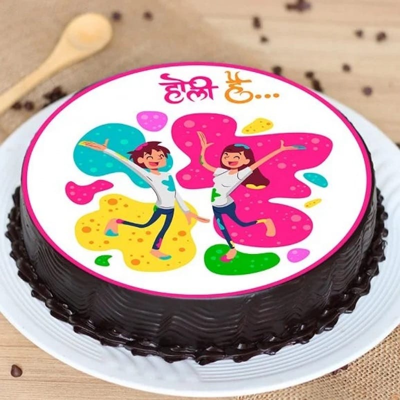 Holi Hai Personalized Cake