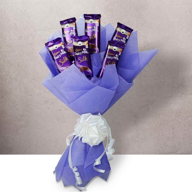 Silk Chocolate Bouquet Holi Gifts