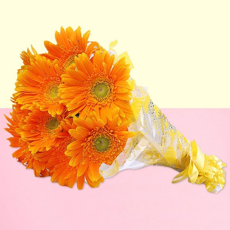 Orange Gerberas Bouquet