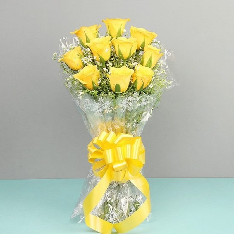 Yellow Roses For Mom