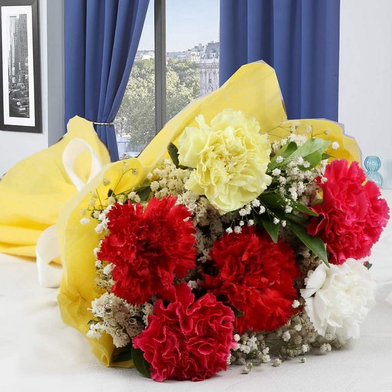 Mixed Carnations Bouquet