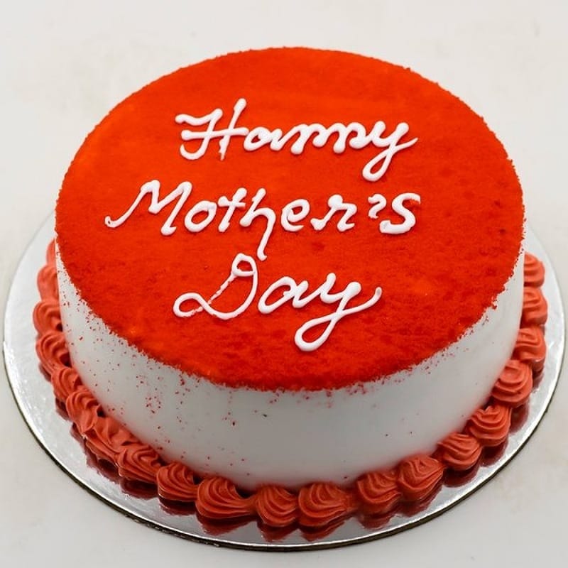 Red Velvet Mother's Day Cake