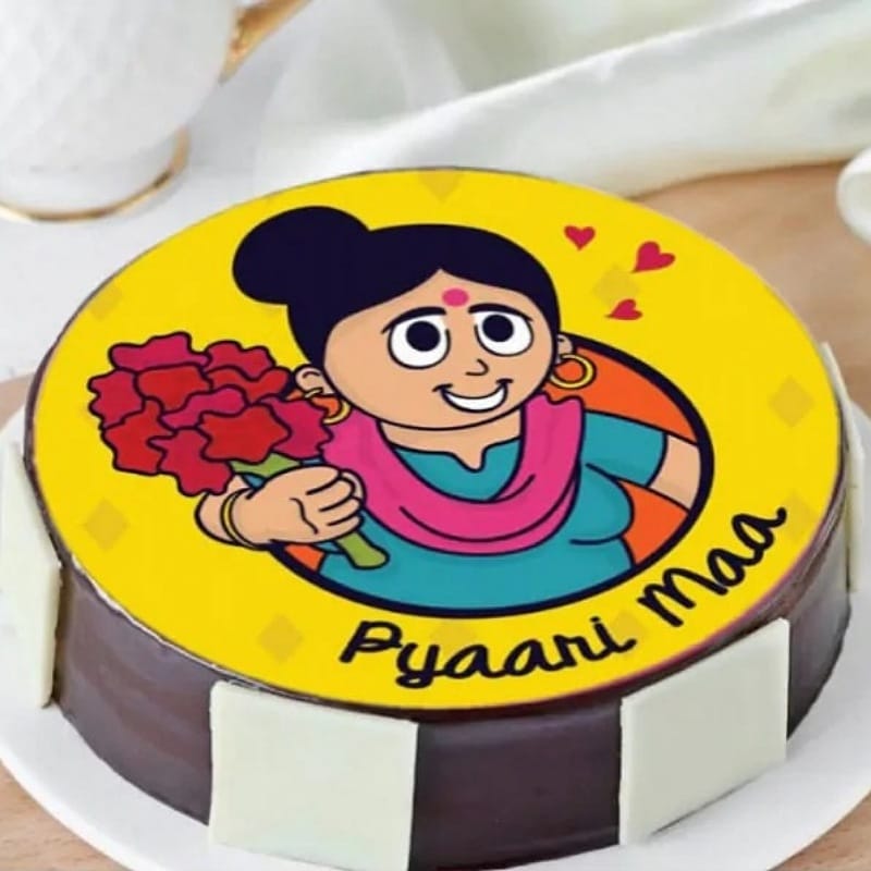 Pyaari Maa Personalized Cake