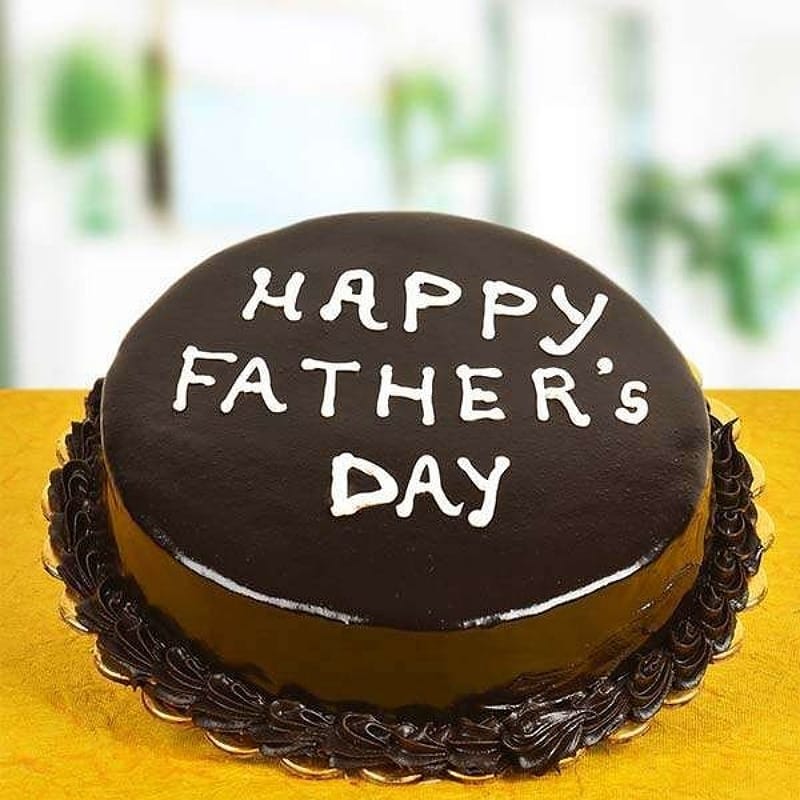 Father's Day Chocolate Cream Cake