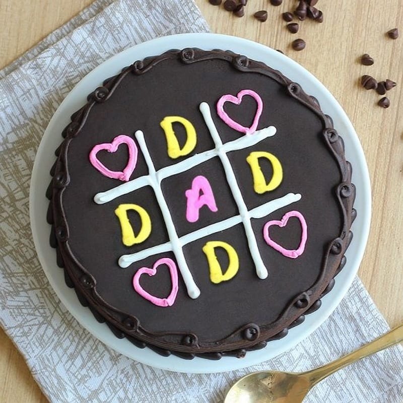 Love Dad Chocolate Cake