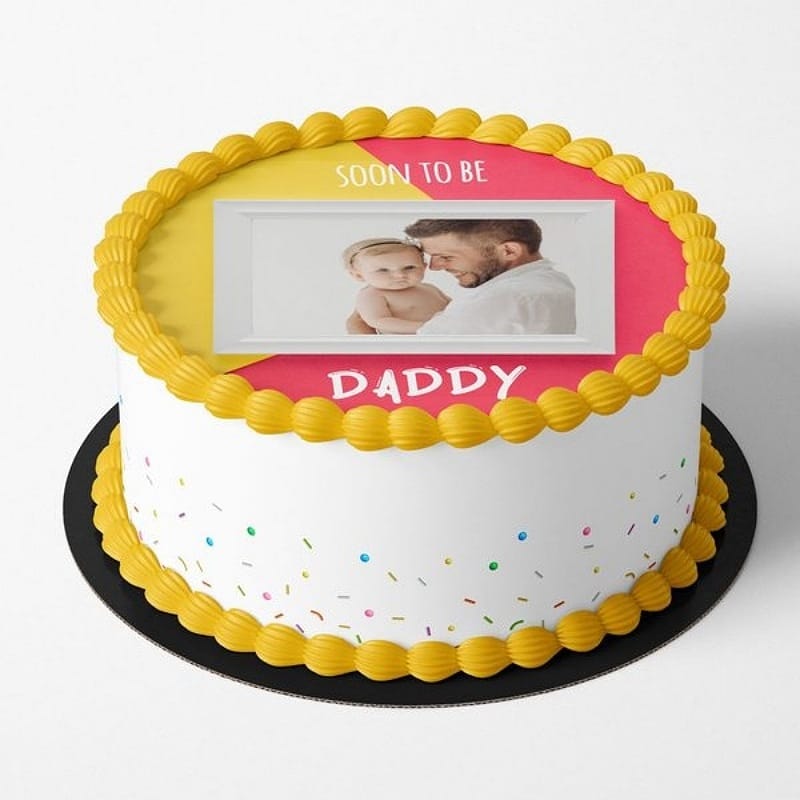 Soon To Be Daddy Custom Cake