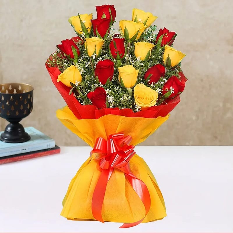 Red N Yellow Bouquet