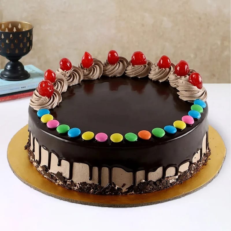 Delectable Chocolate Gems Cake