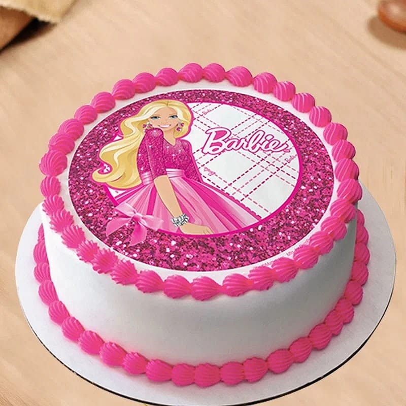 Barbie Doll Personalized Cake