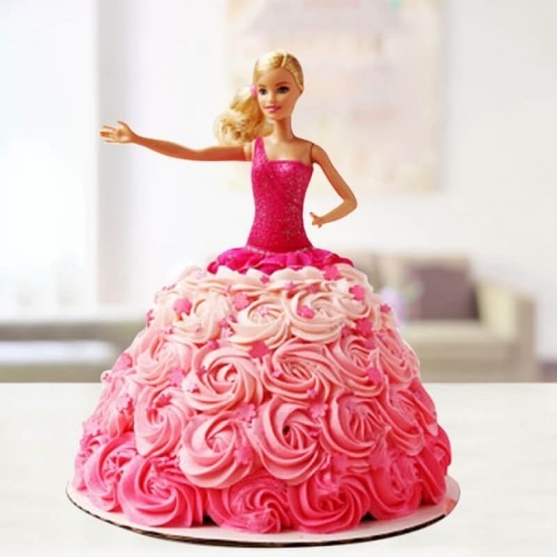 Fascinating Barbie Cake