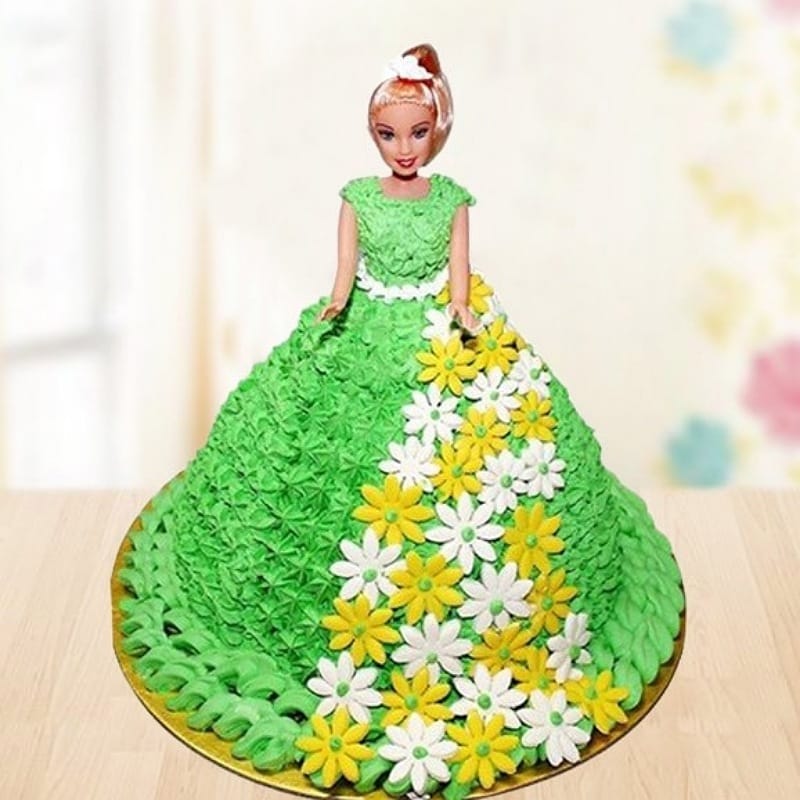 Wonderful Barbie Doll Cake