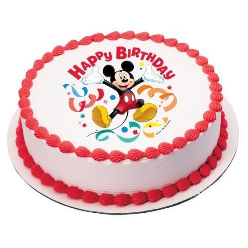 Micky Mouse Birthday Custom Cake