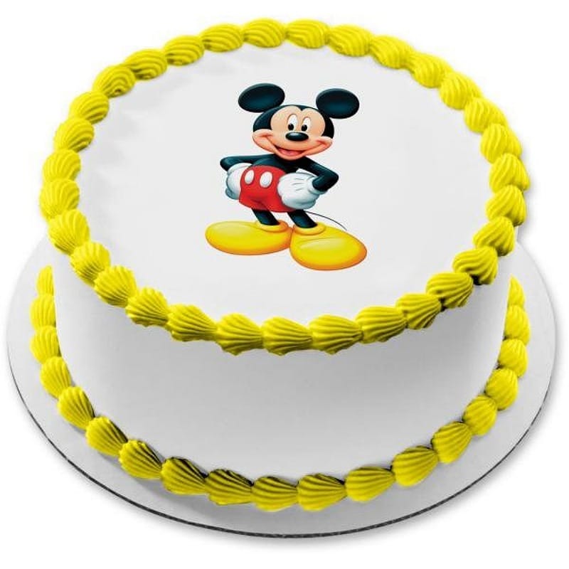 Personalized Micky Mouse Cake