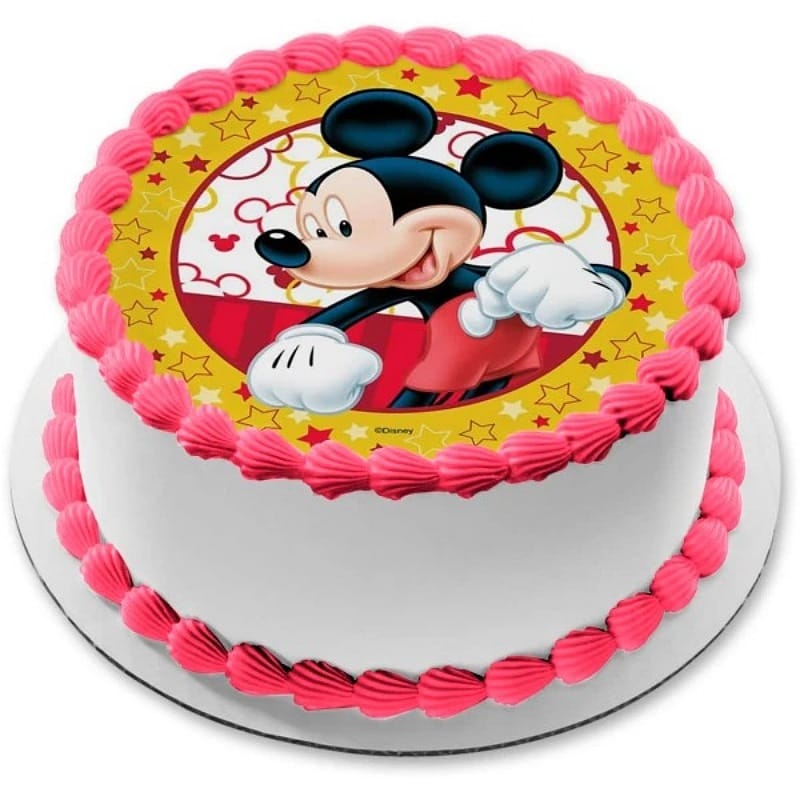 Micky Mouse Photo Cake