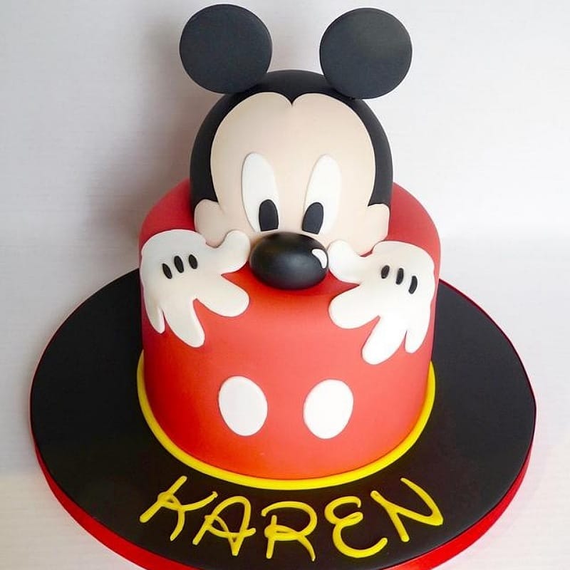 Cutest Micky Mouse Theme Cake