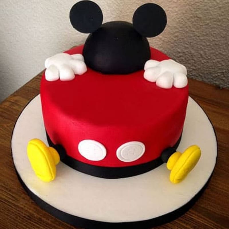 Delightful Mickey Mouse Cake