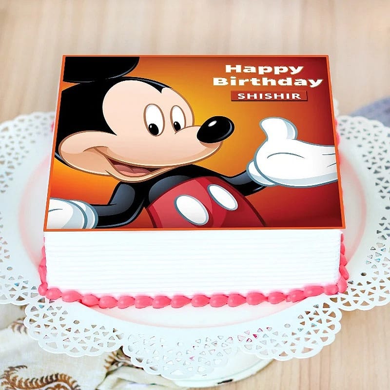 Micky Mouse Poster Cake