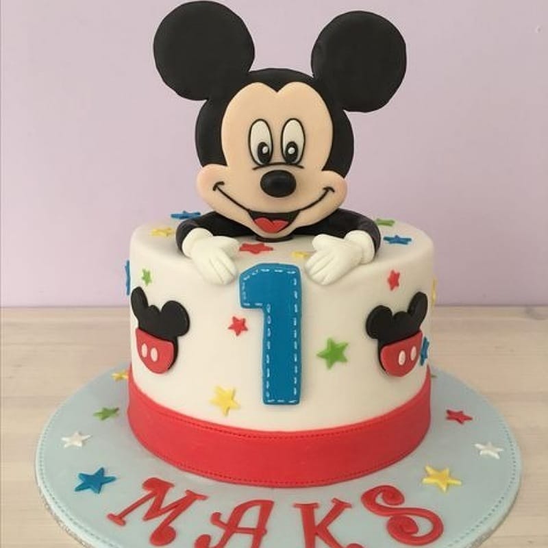 Adorable Micky Mouse Theme Cake