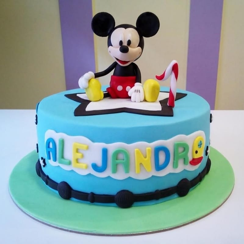Lovable Micky Mouse Theme Cake