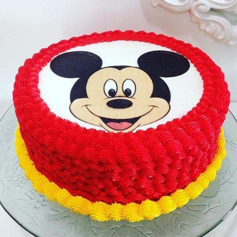 Stylish Micky Mouse Poster Cake