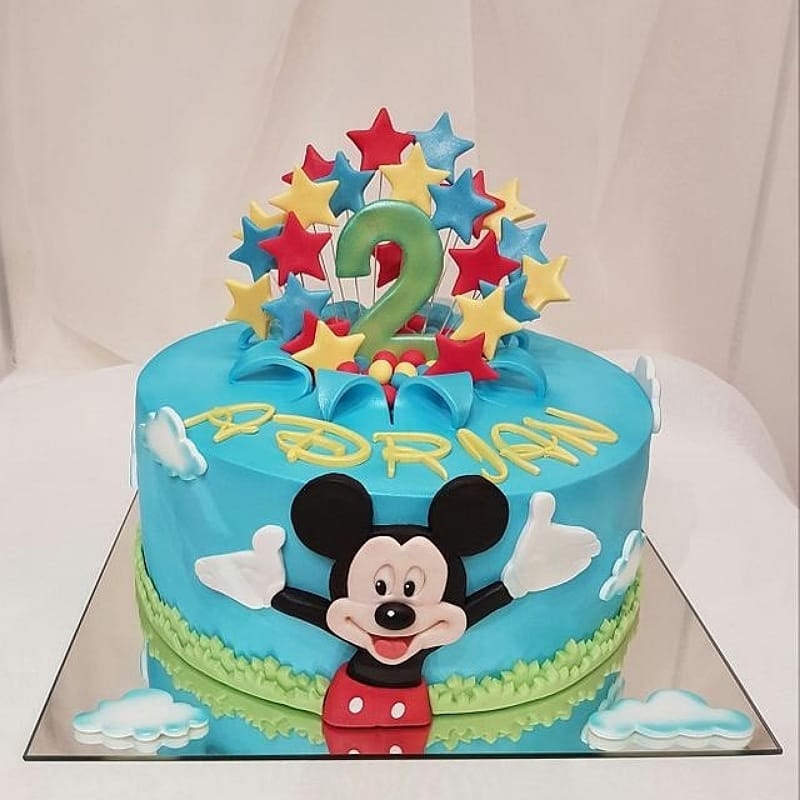 Beautiful Micky Mouse Theme Cake