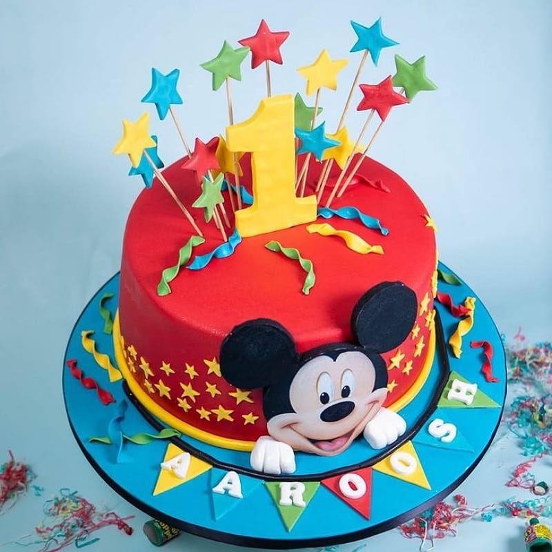 Amazing Micky Mouse Theme Cake