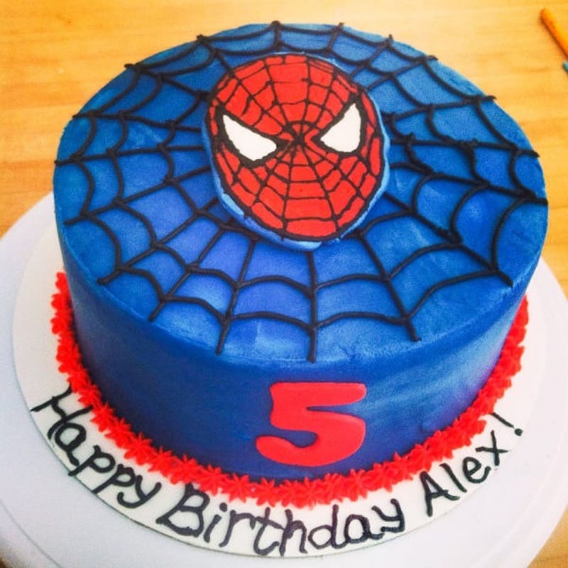 Flavorful Spiderman Cake