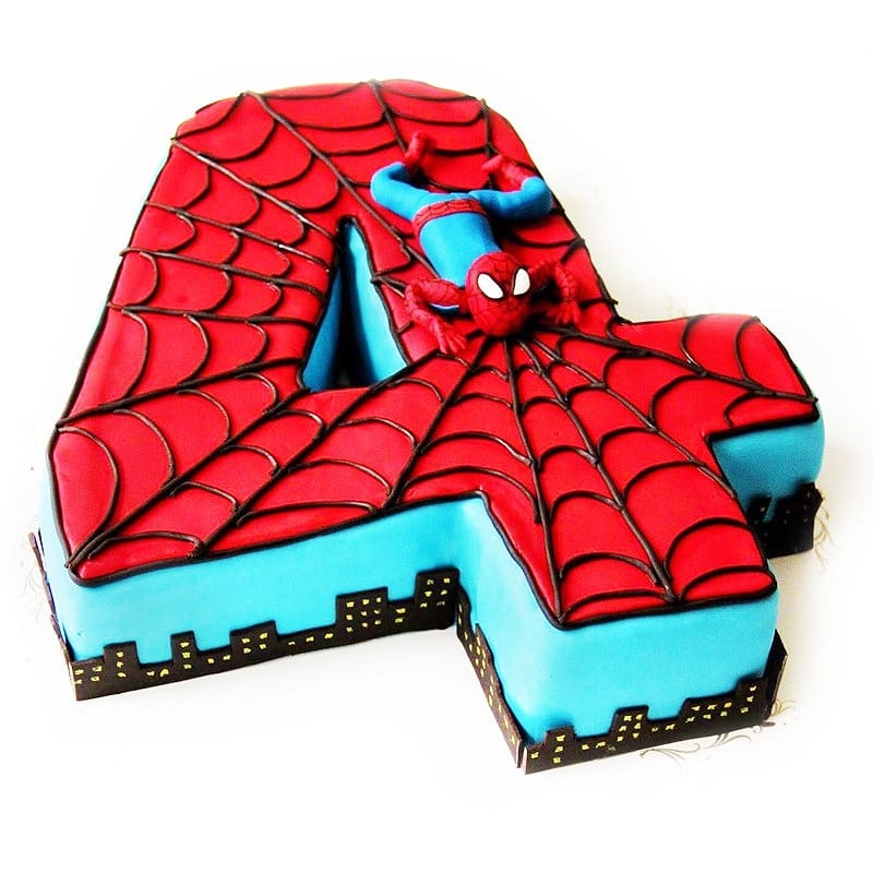 Numeric Spidy Cake