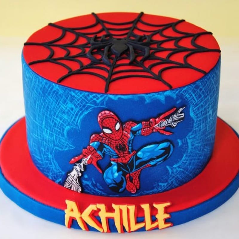 Flavorsome Spiderman Cake