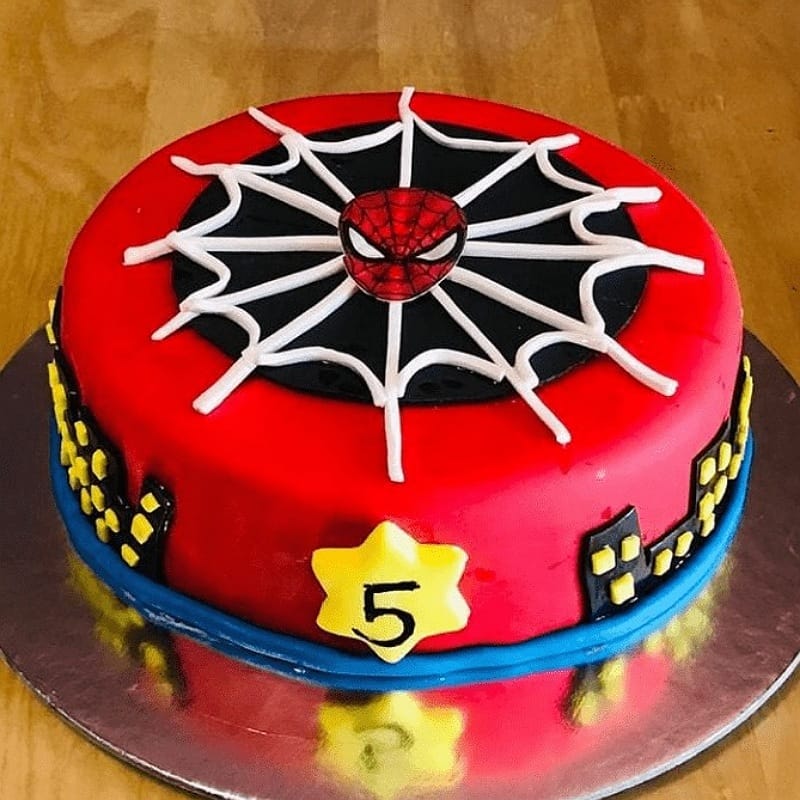 Luscious Spiderman Cake