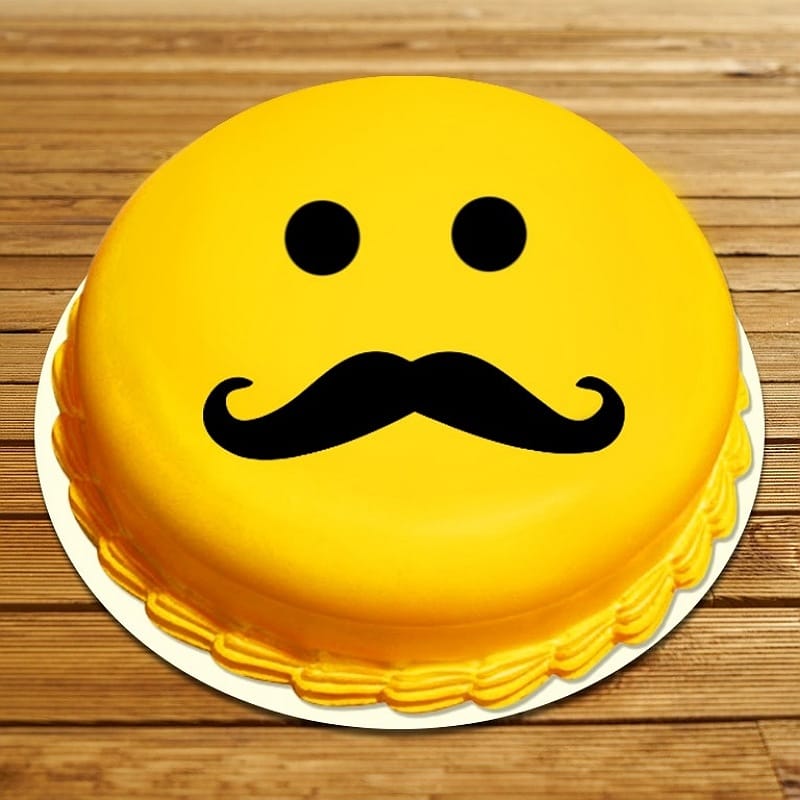Yum Emoji Dad Cake
