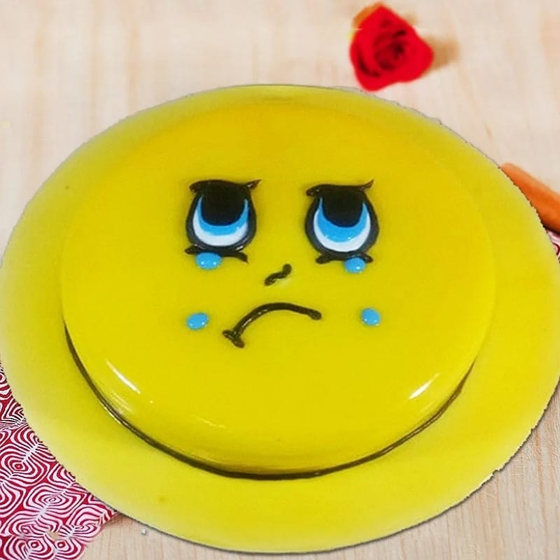 Missing Someone Emoji Cake