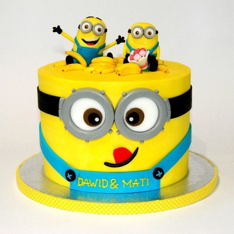 Joyous Minion Theme Cake