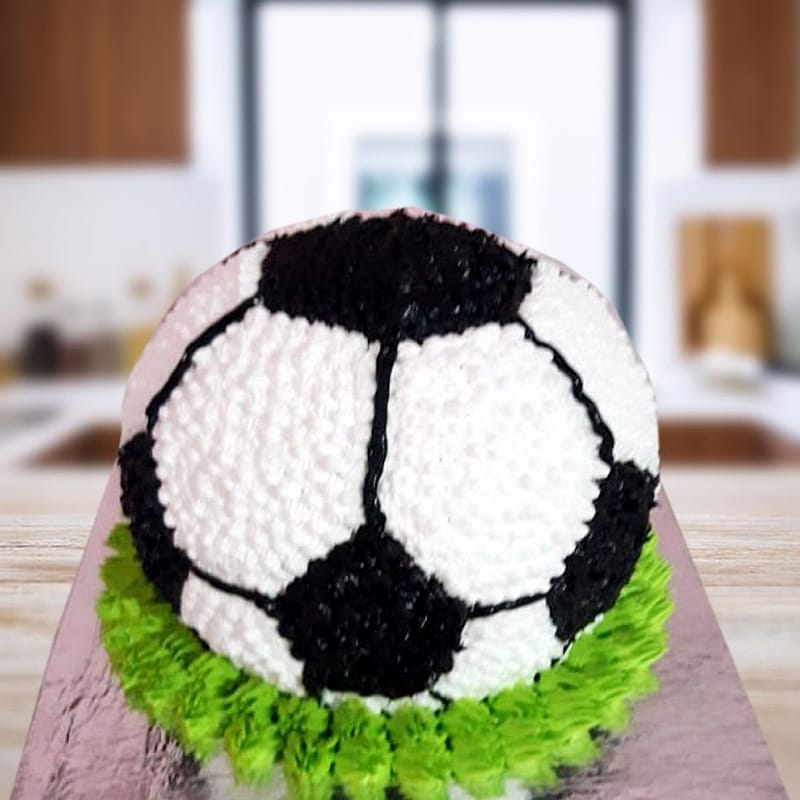Luscious Football Cake