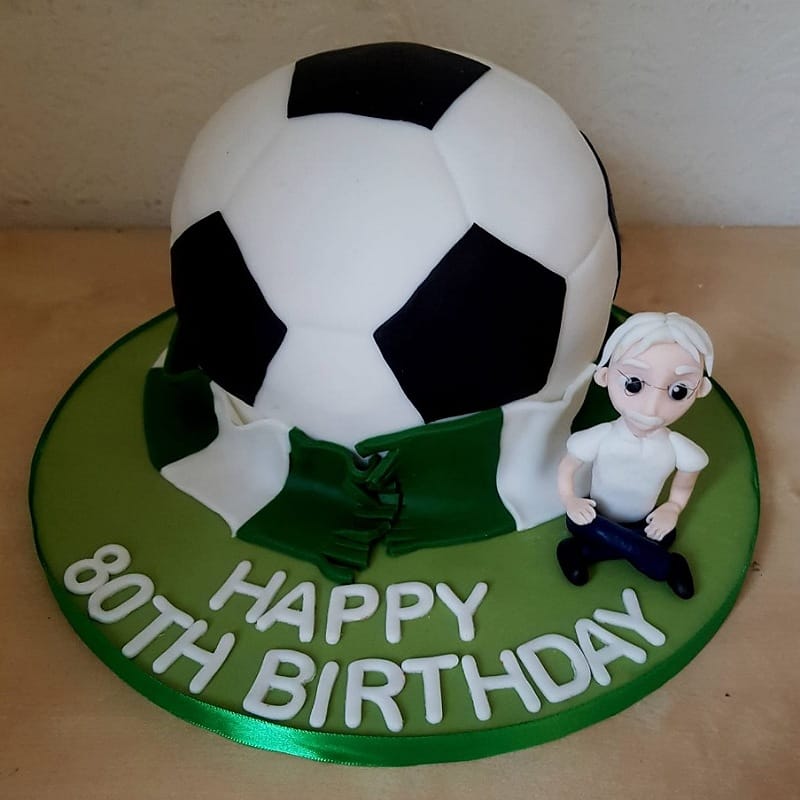 Succulent Football Theme Cake