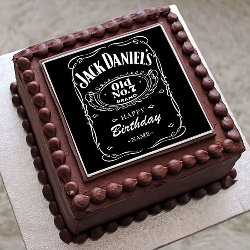 Personalized Jack Daniels Cake