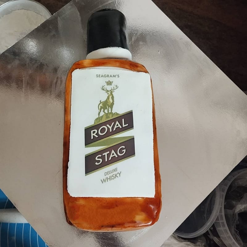 Royal Stag Bottle Cake