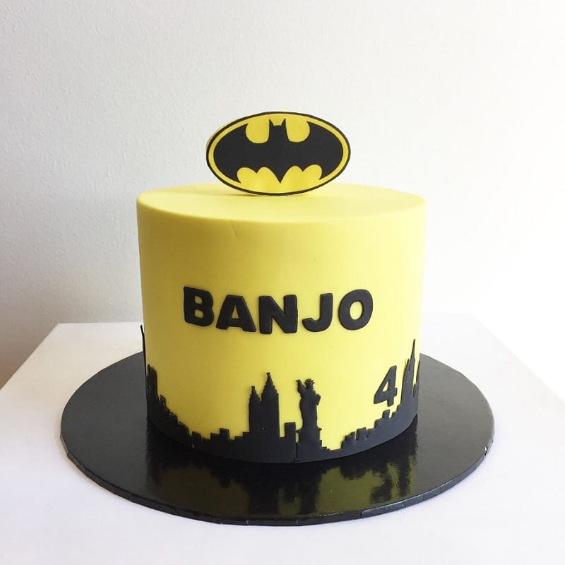 Banjo Batman Theme Cake