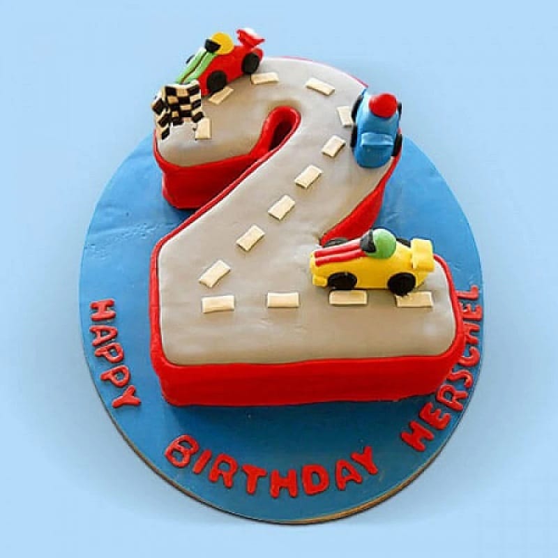 Car Lovers Theme Cake