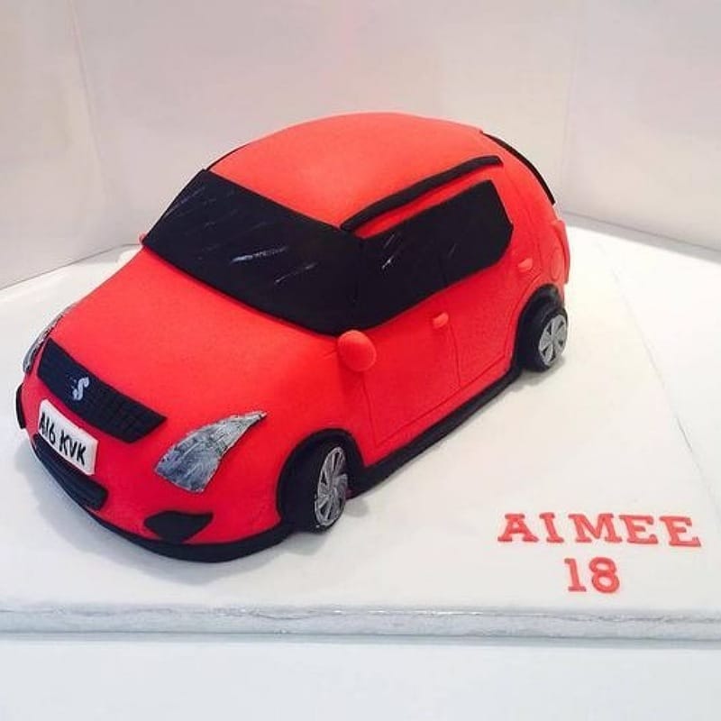Edible Car Theme Cake
