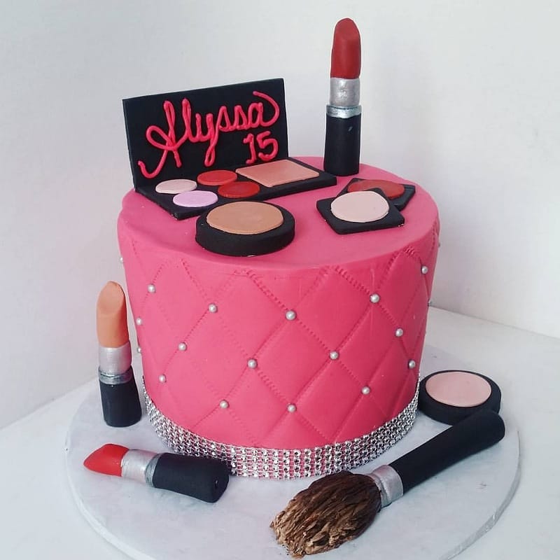 💞💄new makeup cake design💄💞 - YouTube