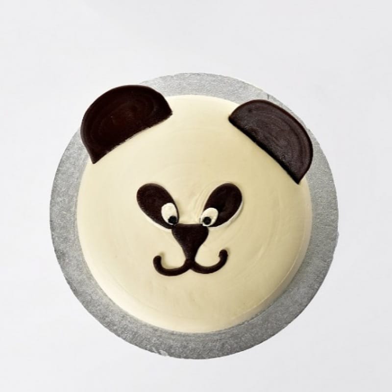 Angry Panda Face Cake